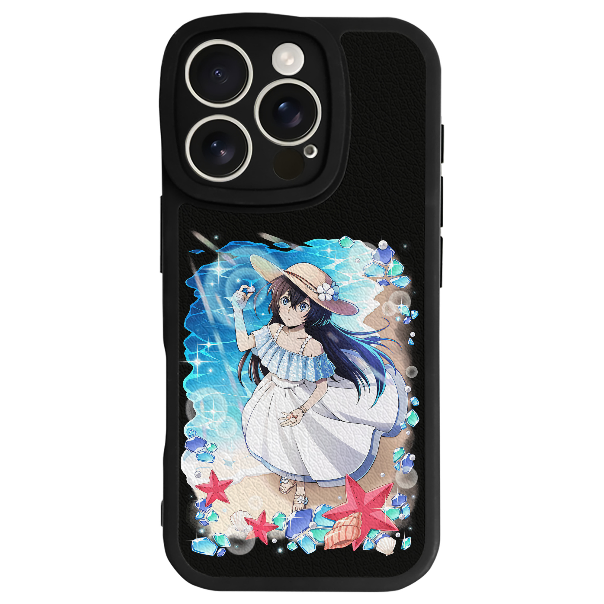 （画像用） 文豪ストレイドッグス Bungo Stray Dogs 【iPhone 16シリーズ対応】シリコンスマホケース（レザー調） 材質：シリコン